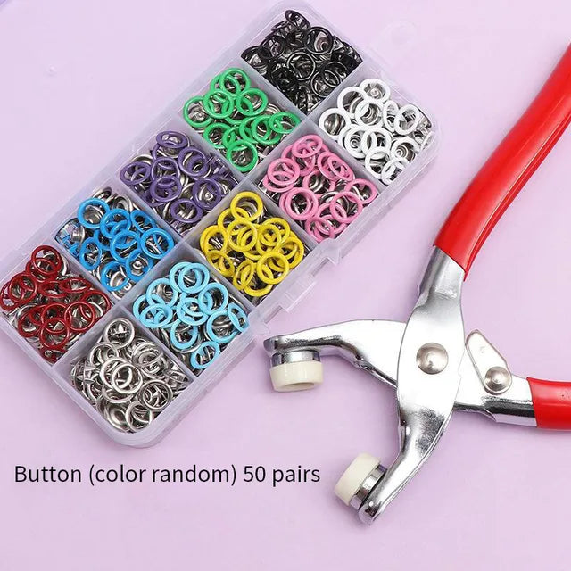 TICH BUTTON MACHINE (50 BUTTONS FREE)