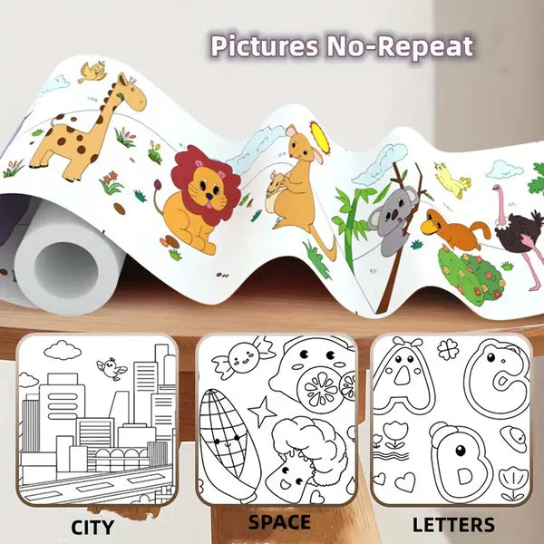 COLOURING DRAWING ROLL STICKERS (60 INCH)