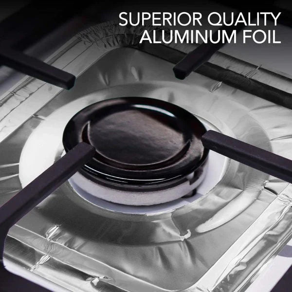 10 PCS ALUMINIUM FOIL STOVE PROTECTOR