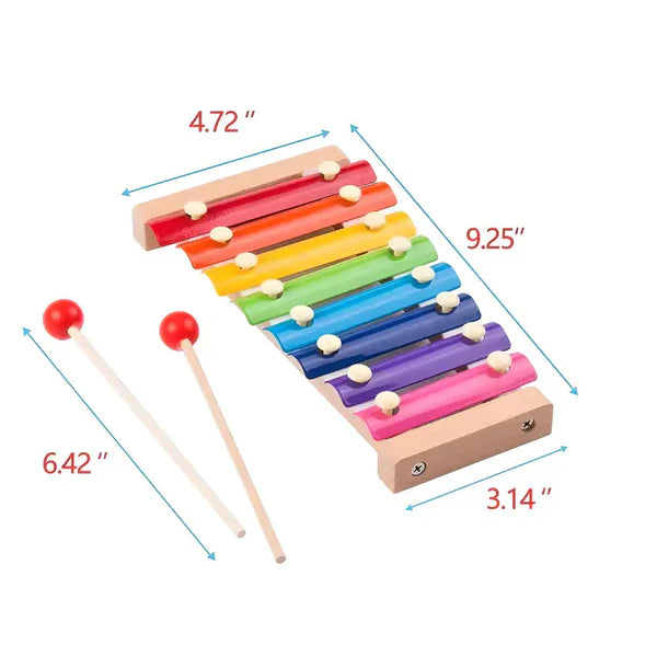 8 SCALE XYLOPHONE MUSICAL TOY