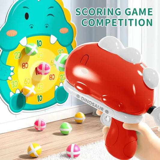 DINOSAUR BALL GUN WITH BALLS