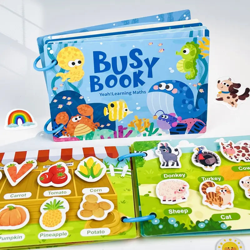 BUSY BOOK FOR KIDS(12 THEMES)