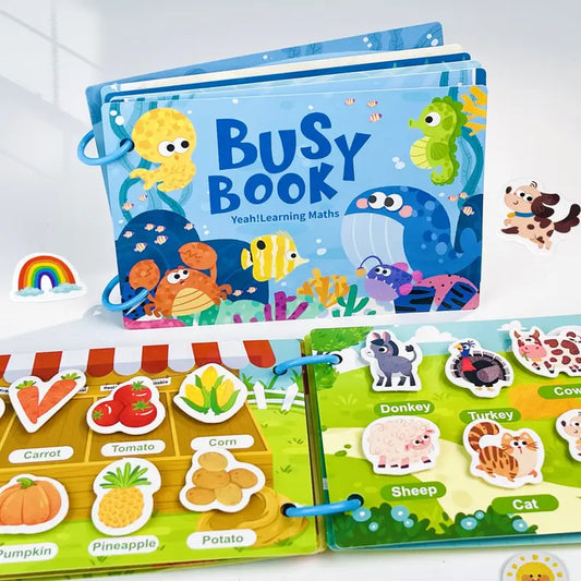 BUSY BOOK FOR KIDS(12 THEMES)
