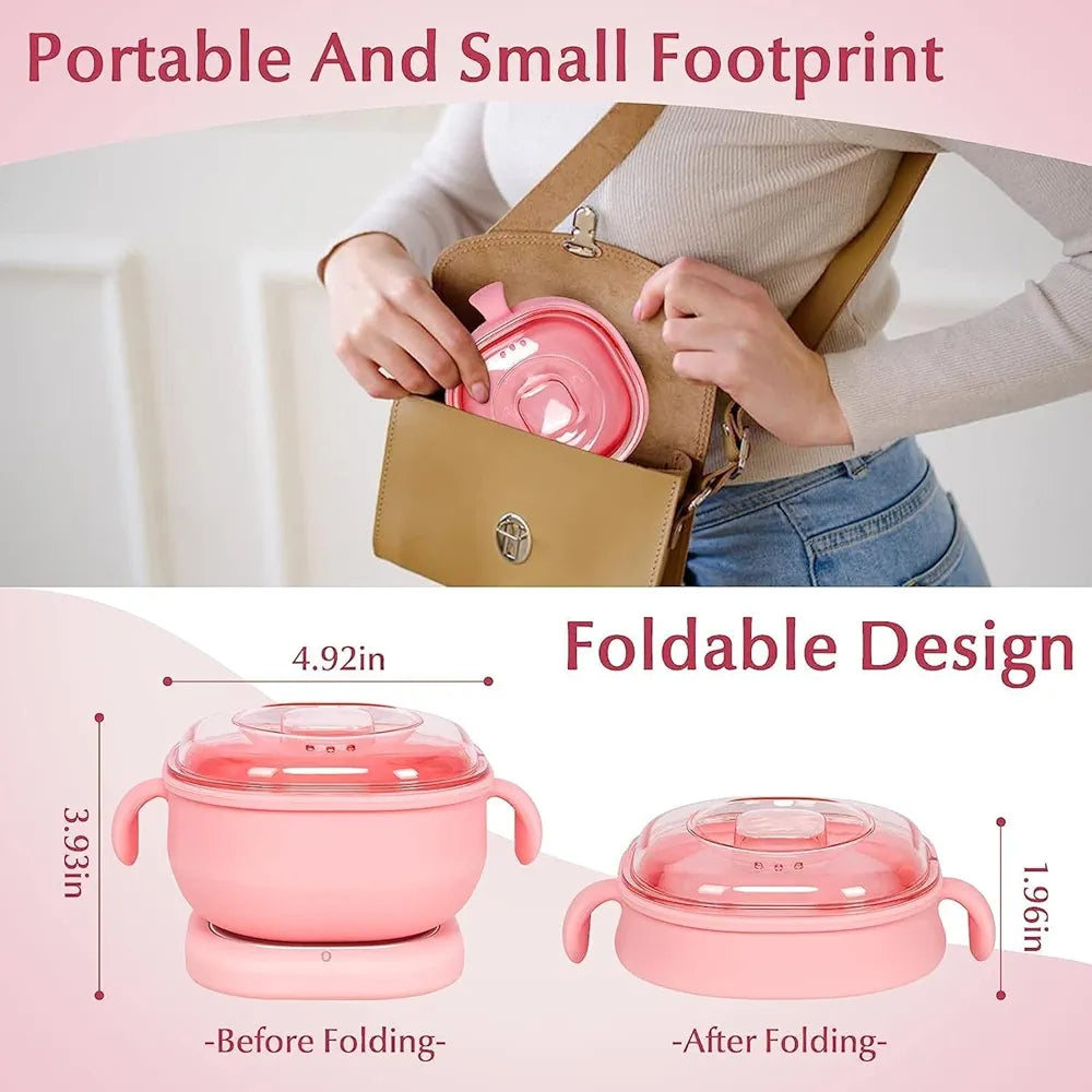 FOLDABLE SILICON WAX MACHINE
