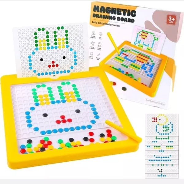 MAGNETIC DOT BOARD FOR KIDS (CARDS INCLUDED)
