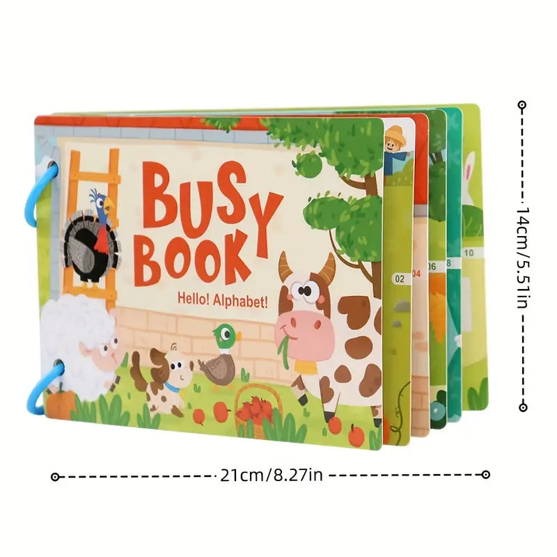 BUSY BOOK FOR KIDS(12 THEMES)