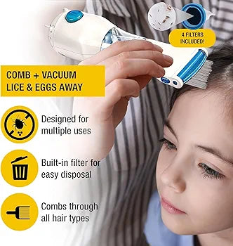 V-COMB ELECTRIC HEAD LICE REMOVER