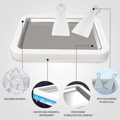 ROLLED ICE-CREAM MAKER PAN (9.5×7.5 Inch)